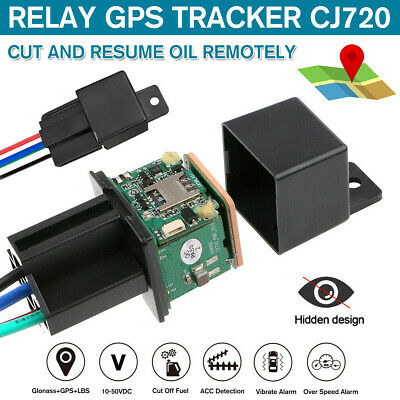 Gps Car Tracker Real Time Device Locator Remote Control Anti-theft Hidden 10-40v