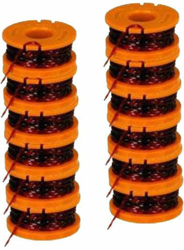 Worx Wa0010 Replacement Spool Line For Grass Trimmer/edger,10ft 12-pack