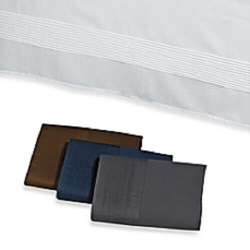 Ampersand Pintuck Twin Bed Skirt, 2 Colors (charcoal Or Navy) Available