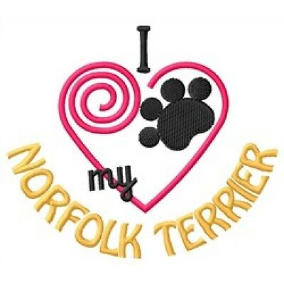 I "heart" My Norfolk Terrier Ladies Fleece Jacket 1394-2 Size S - Xxl