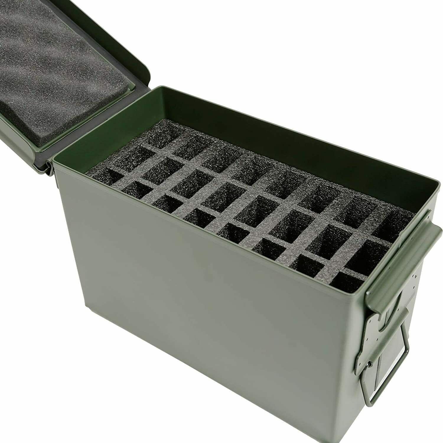 Aolamegs 24 Magazine Holder .50 Cal Steel/plastic Ammo Can Foam For Tactical Box