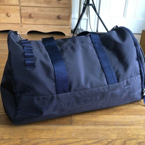 Vineyard Vines Duffle Bag Steel Gray Travel Bag Weekender Gym Bag