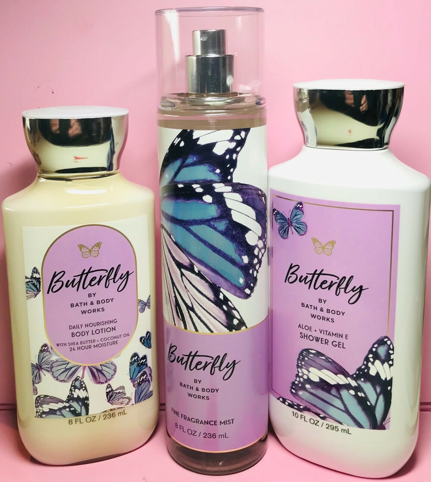 *brand New* Butterfly ~ 3pc Gift Set ~ Bath & Body Works ~ Ships Free!