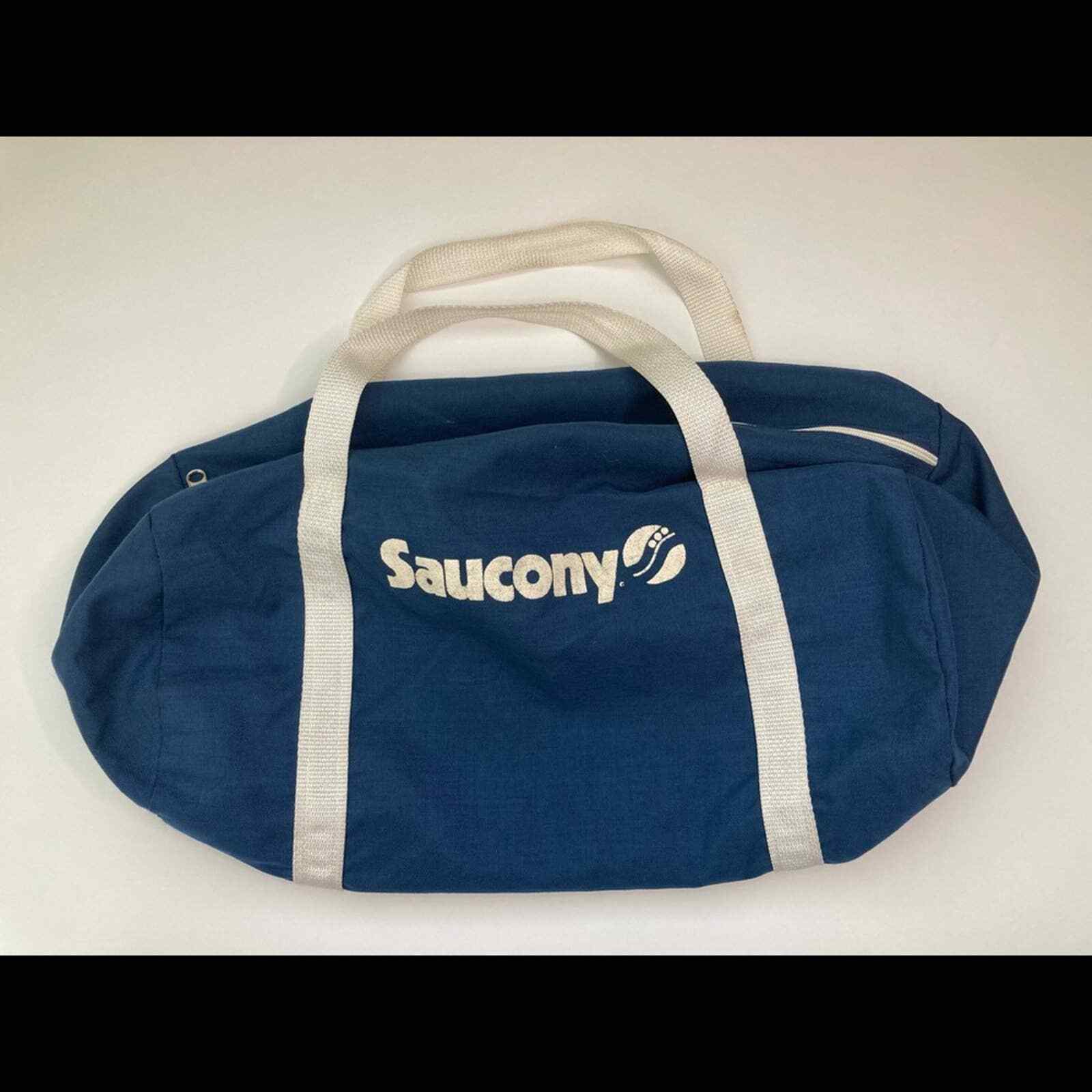 Saucony Vintage Navy Blue Gym Bag