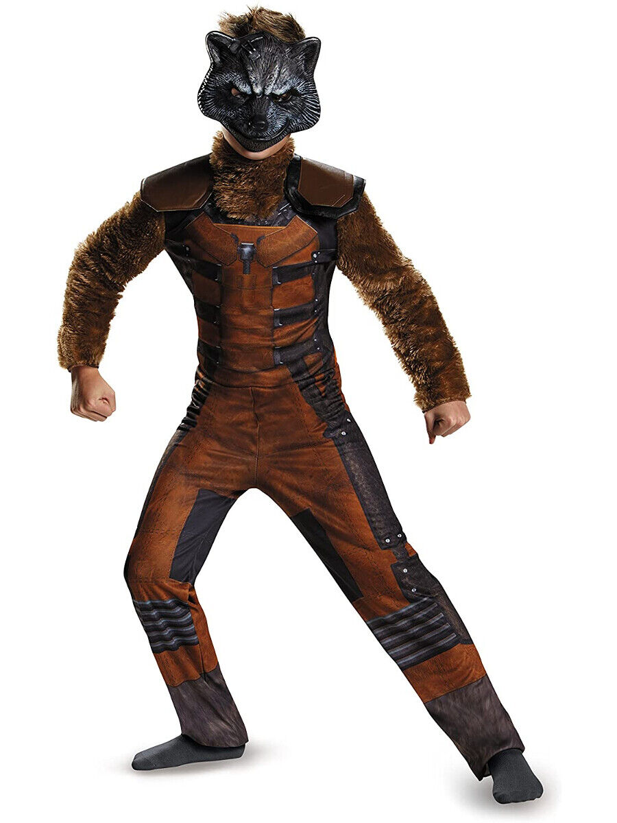 Guardians Of The Galaxy Rocket Raccoon Deluxe Boy's Costume
