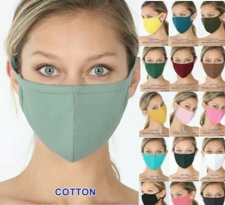 Face Mask Cover Washable Reusable Soft Breathable Cotton *usa*  Buy 4 Get 1 Free