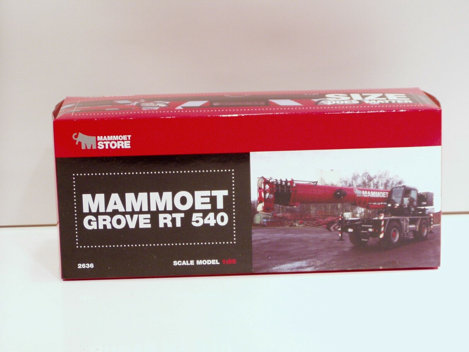 Grove Rt540 Crane - "mammoet" - 1/50 - Wsi #410206 - Brand New