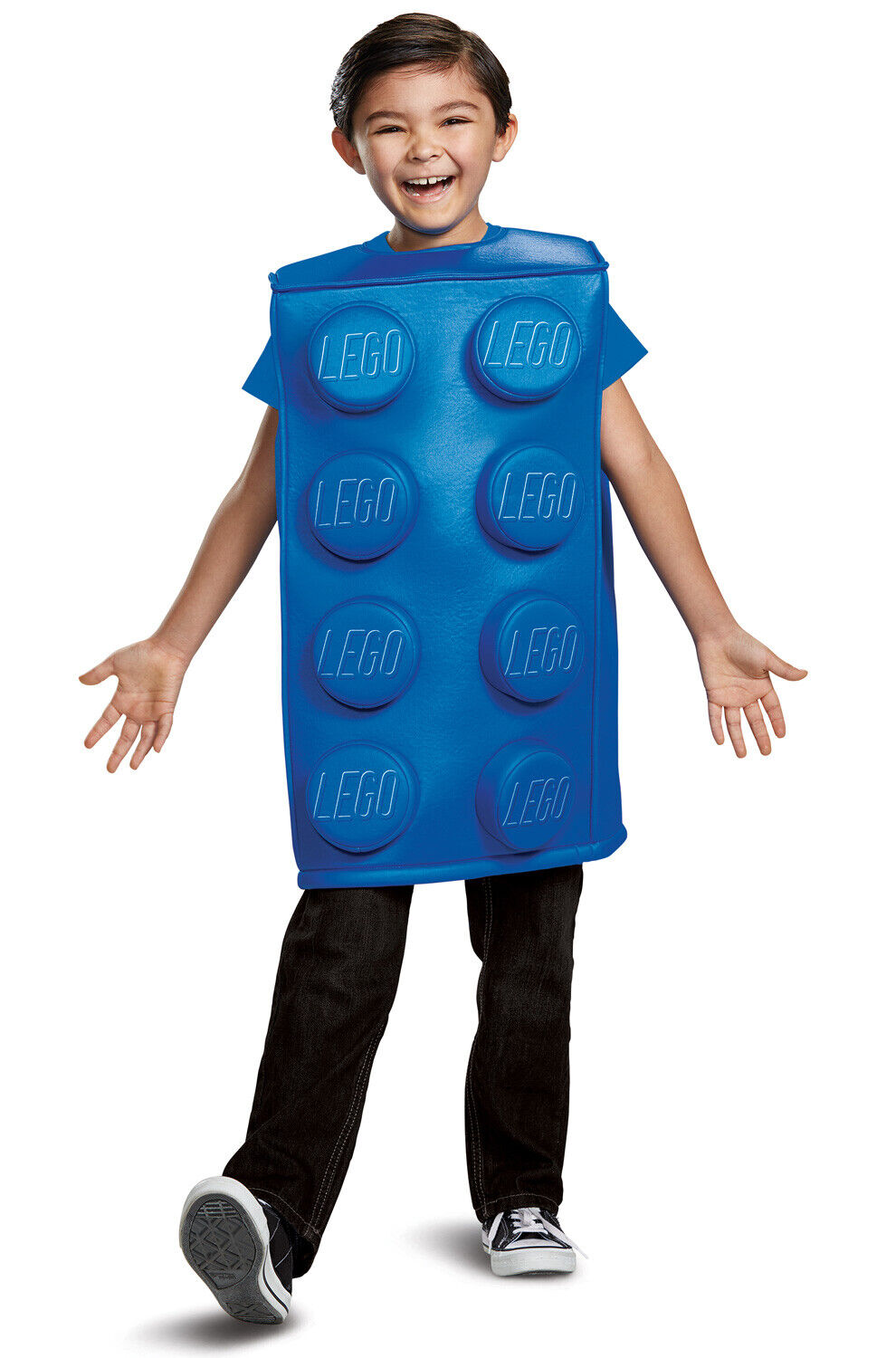 Brand New Lego Blue Brick Classic Funny Child Costume