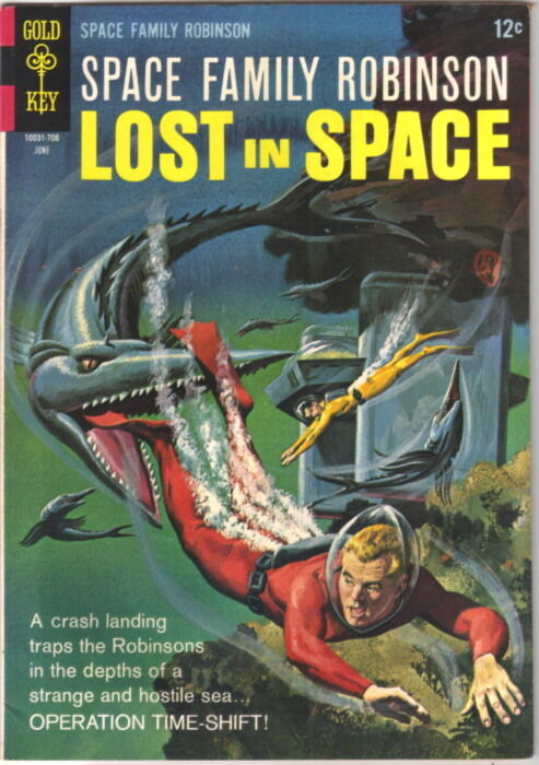 Space Family Robinson Lost In Space Comic Book #22 Gold Key 1967 Very Fine