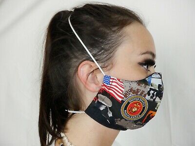 Us Military Air Force, Army, Marine Corp, Navy Reusable Face Masks Fast Shipping
