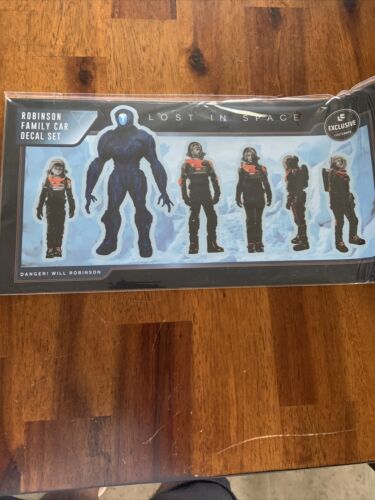 Netflix Lost In Space Robinson Family Car Decal Set - New Loot Crate Exclusive