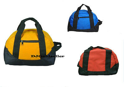 12" Small Duffle Bag Gym Mini Travel Overnight Work-out Travel Yellow Blue Red