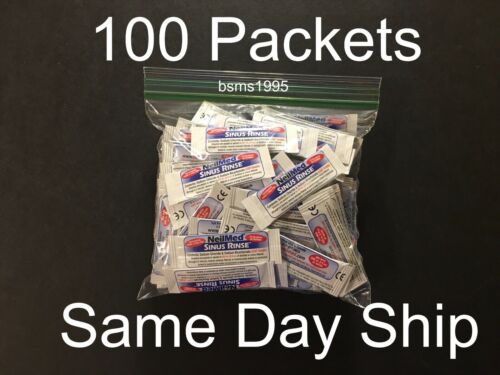 Neilmed Sinus Rinse 100 Packets Premixed Refill Expires 11/2023