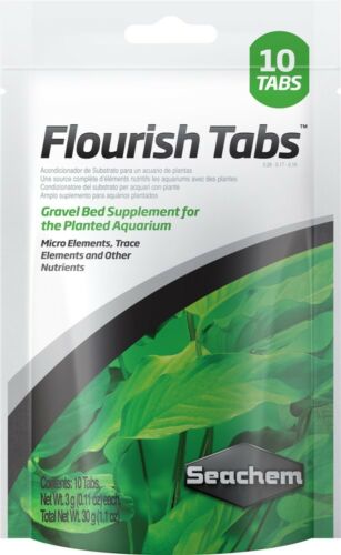Seachem Flourish Root Tabs Aquarium Plant Food 10pk
