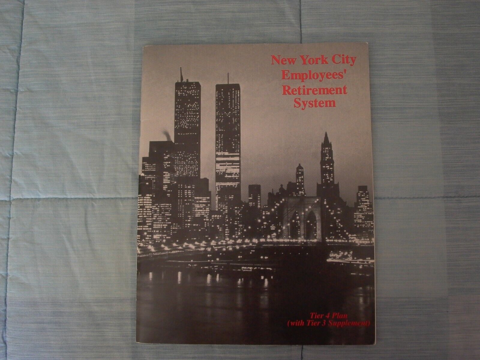 Vintage New York City Employment Retirement System Nycers 1998 Booklet