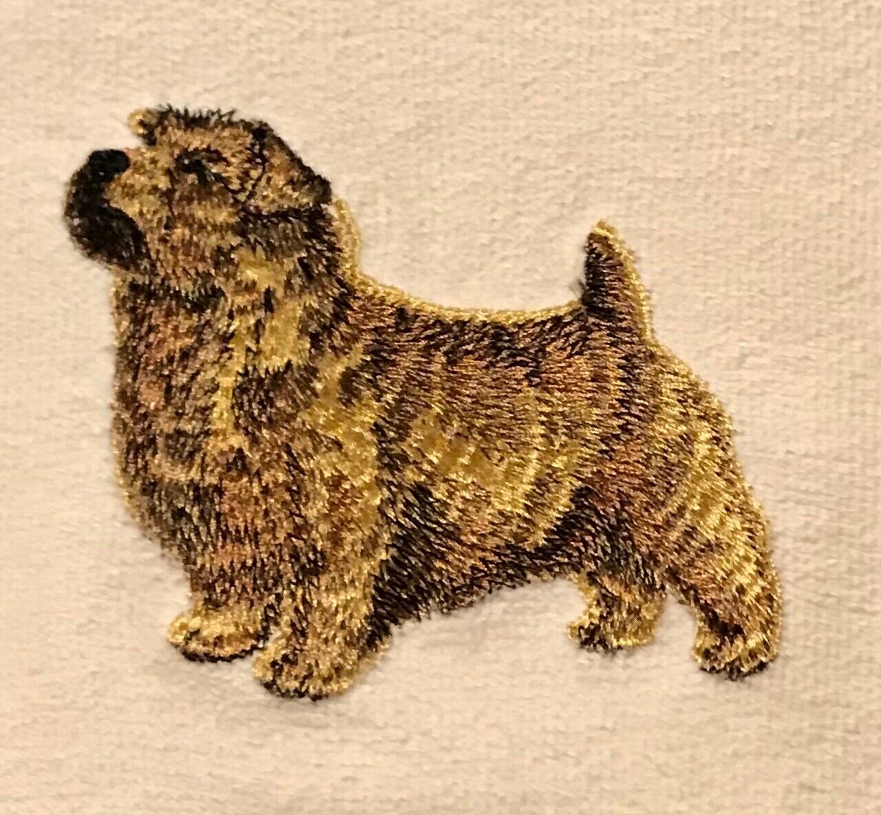 Norfolk Terrier, Hand Towel, Embroidered, Custom, Personalized, Dog